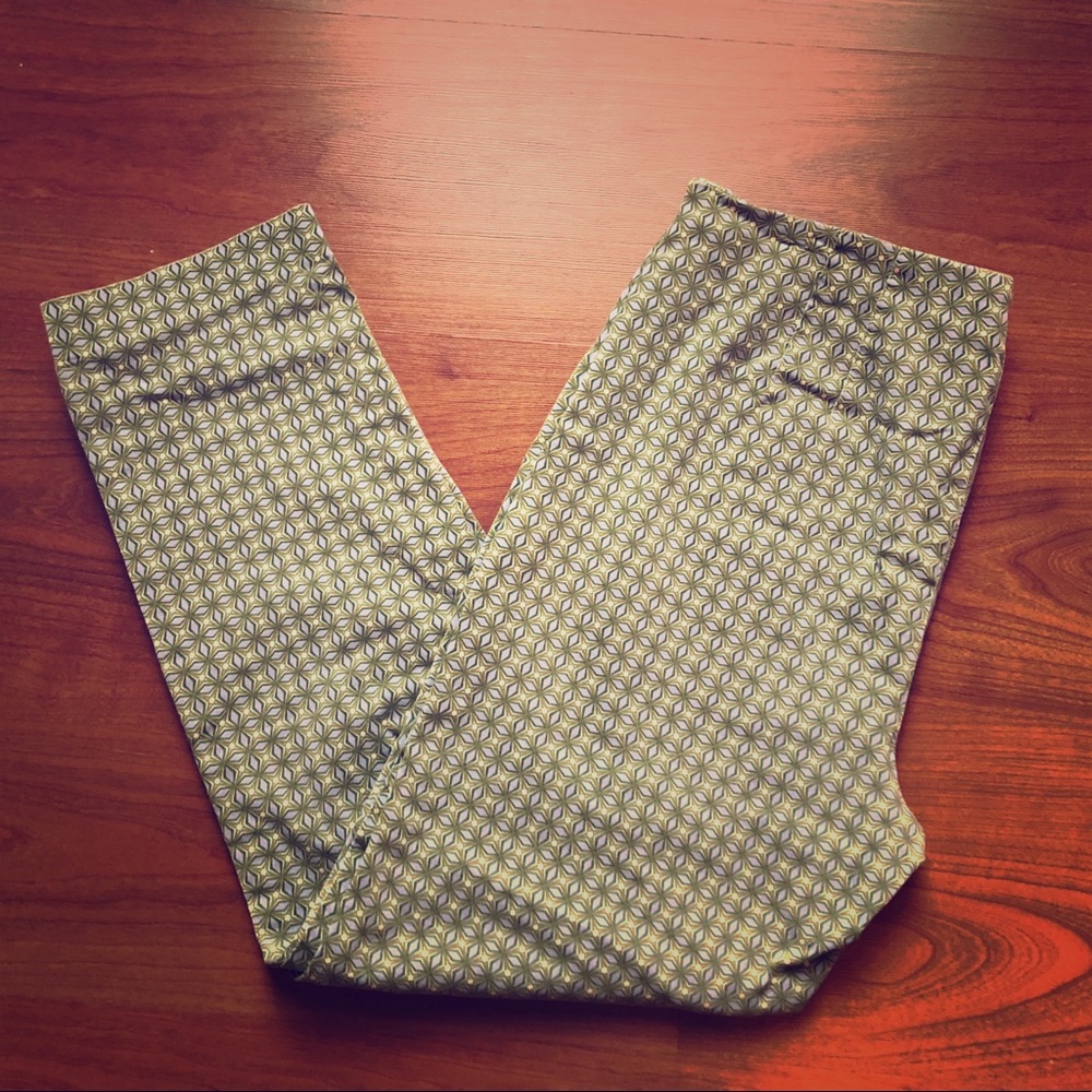 J. Jill Mosaic Cotton Stretch Skinny Pants